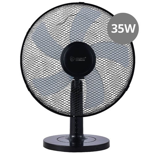 VENTILADOR GSC MACOMIA SOBREMESA NEGRO 31CMS 35W